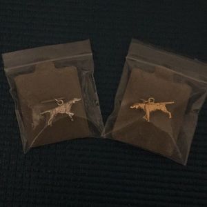 2 POINTER pendants - 1 - 925 & 1 - 925 gold plated